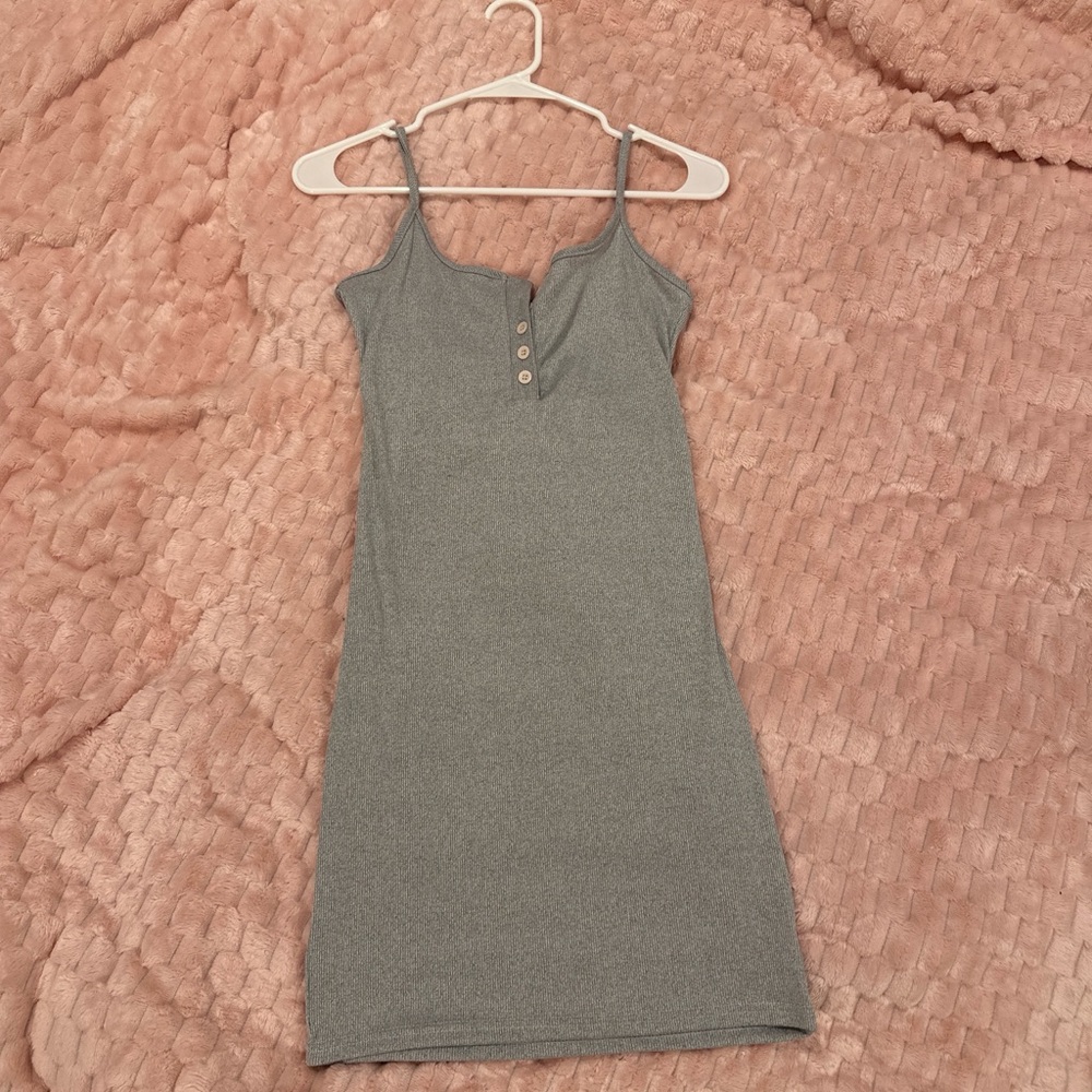 Brandy Melville Gray Sleeveless Dress